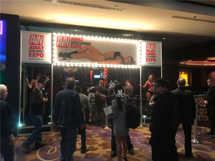 美国成人展AVN首日，豪裕会展现场报道